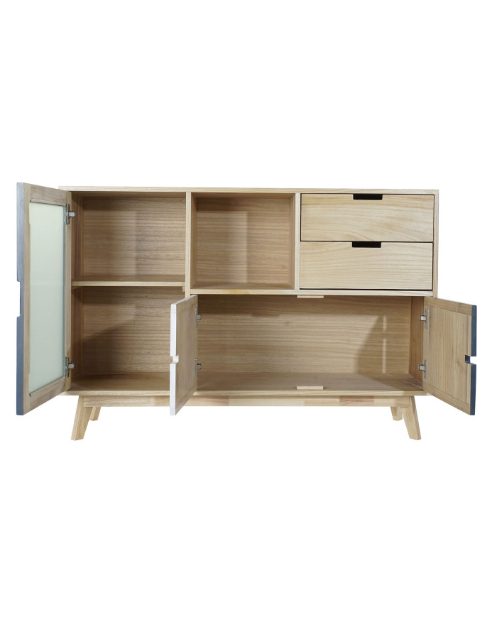 BUFFET PAULOWNIA MDF 120X35X80 4 CAJ NATURAL