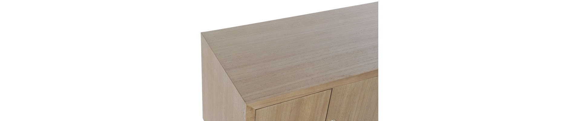 MUEBLE TV PAULOWNIA METAL 90X34X66,5 GRIS