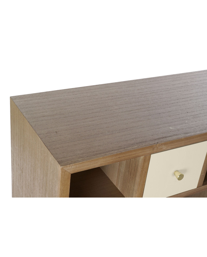 CAJONERA MADERA METAL 76X34X94,5 GRANATE