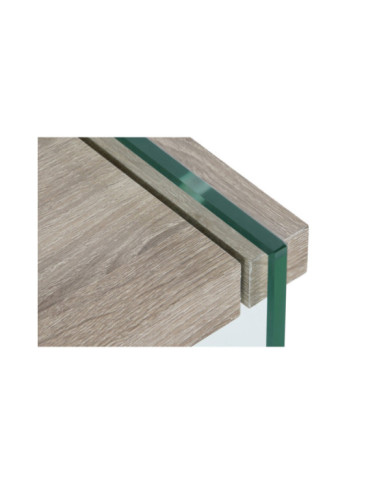 MESITA DE NOCHE CRISTAL MDF 50X50X49 TEMPLADO