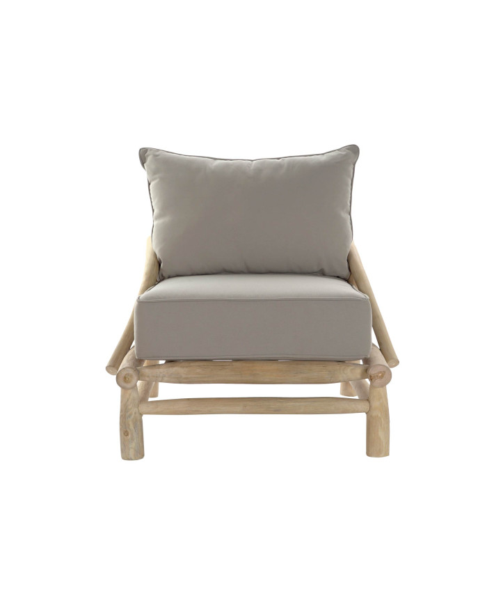 BUTACA TECA POLIESTER 82X80X73 GRIS CLARO
