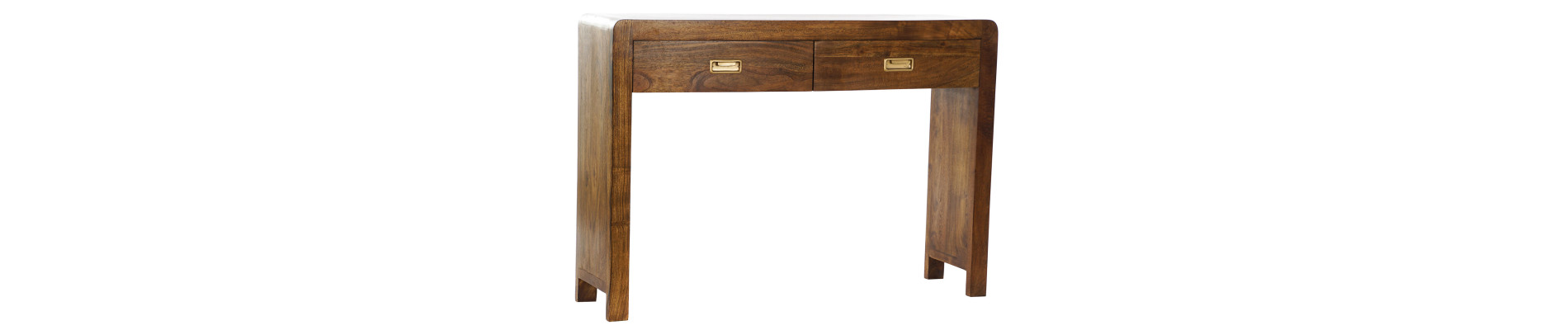 CONSOLA ACACIA 110X27,5X76 NATURAL MARRON