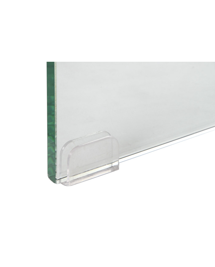 CONSOLA CRISTAL MDF 160X45X80 NOGAL MARRON