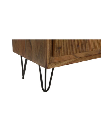 VITRINA ACACIA CRISTAL 145X40X162 MARRON