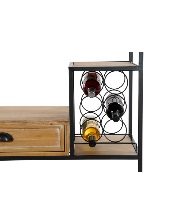 ESTANTERIA ABETO HIERRO 80X40X180,5 BOTELLERO