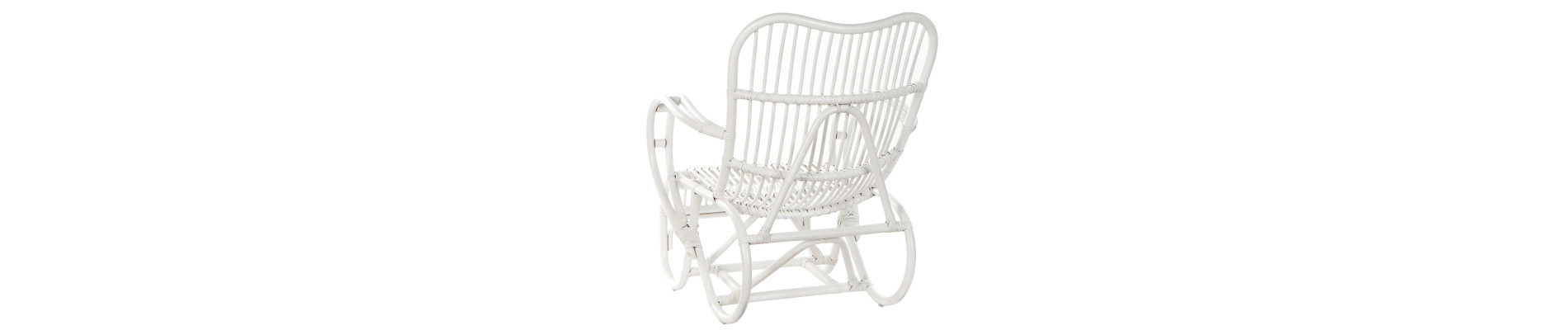 BUTACA RATAN 75X85X85 BLANCO