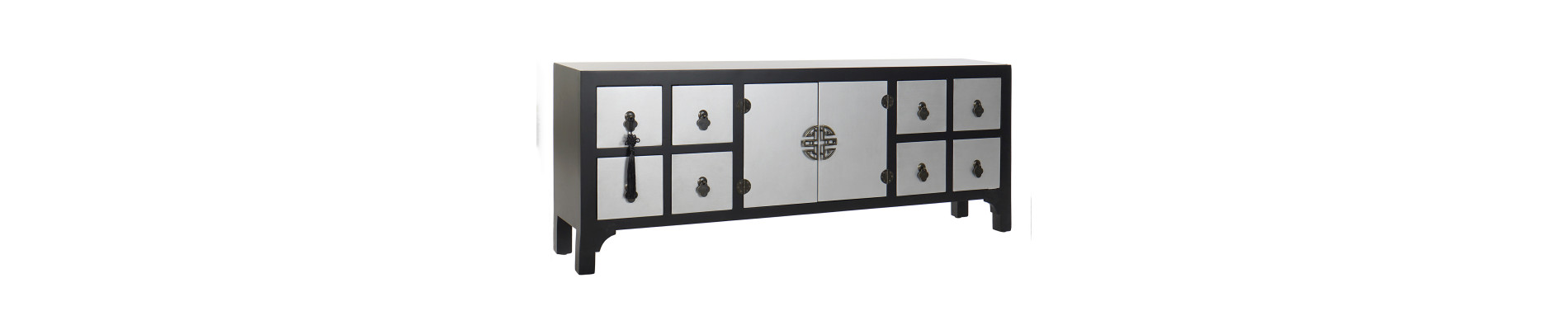 MUEBLE TV PAULOWNIA PINO 118X40X65 NATURAL