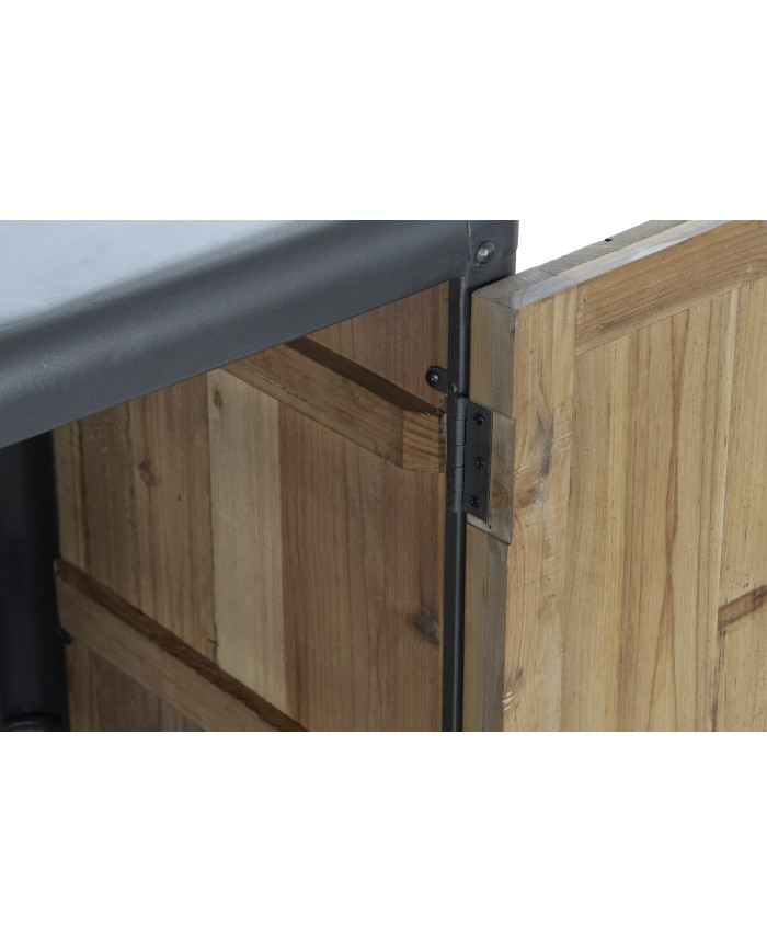 BUFFET ABETO METAL 144X45X75 10 NATURAL
