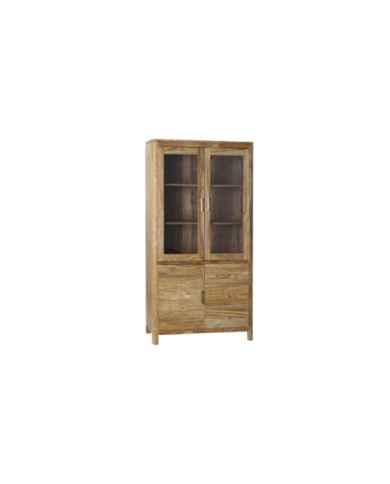 VITRINA SHEESHAM CRISTAL 97X42X190 NATURAL