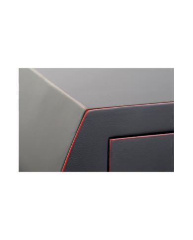 CONSOLA ABETO MDF 96X26X80 ORIENTAL NEGRO