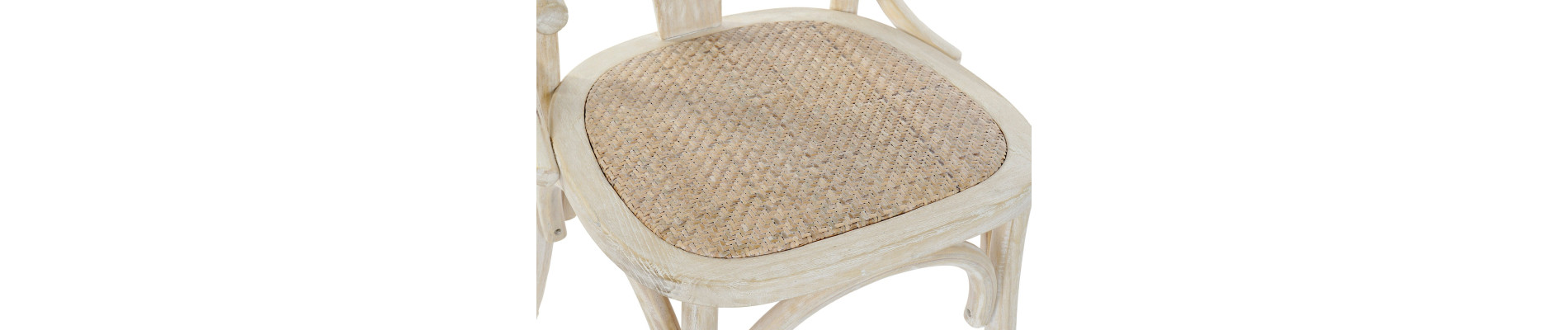 SILLA OLMO RATAN 56X50X76 REJILLA ENVEJECIDO