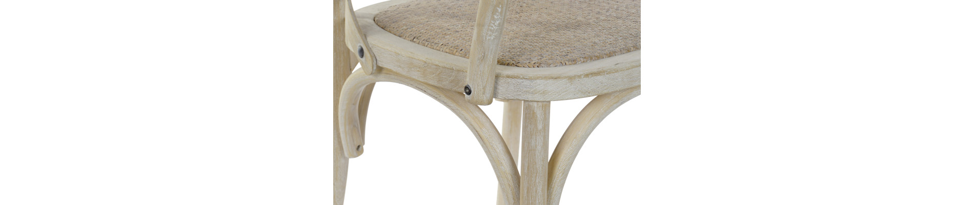 SILLA OLMO RATAN 55X47X92 CROSSBACK ENVEJECIDO