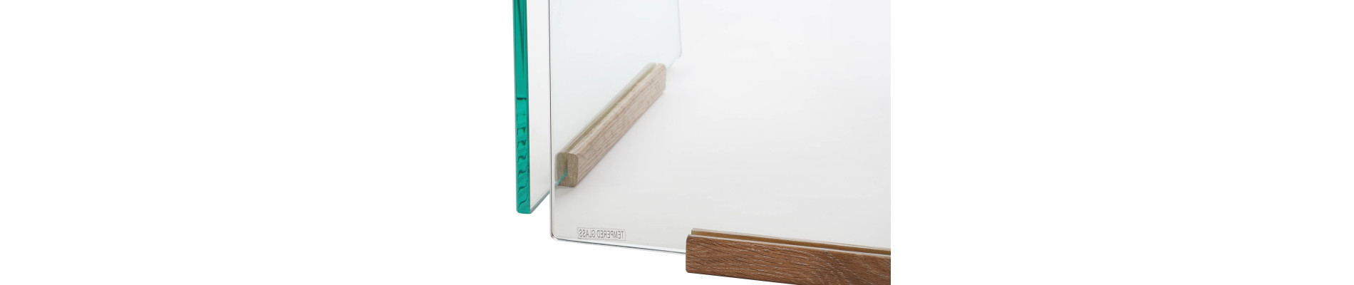 MESA COMEDOR MDF CRISTAL 180X90X76 MARRON