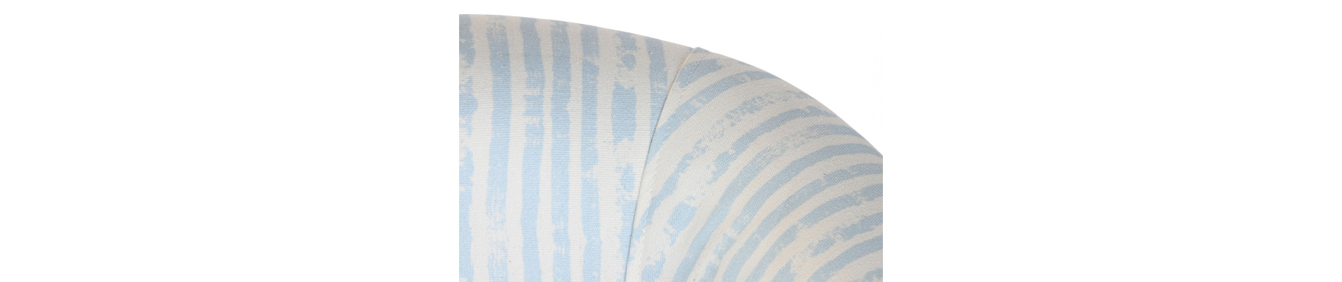 SOFA POLIESTER METAL 130X68X78 RAYAS AZUL CELESTE