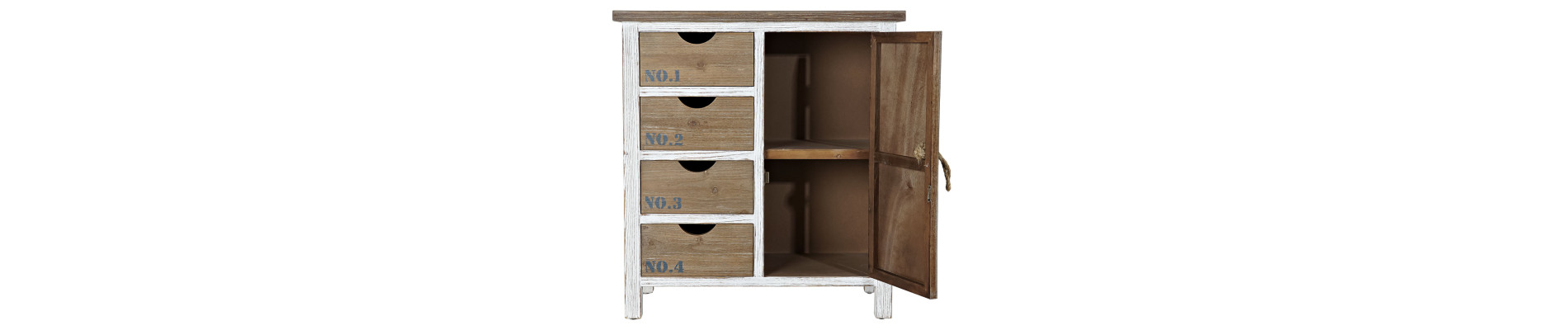 CAJONERA ABETO 70X35X76,5 TIMON NATURAL
