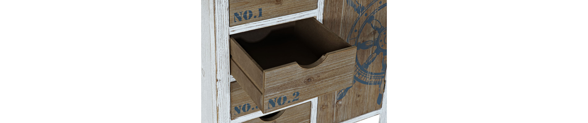CAJONERA ABETO 70X35X76,5 TIMON NATURAL
