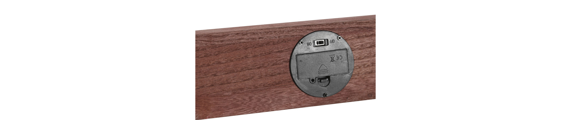 DECORACION LUMINOSA LED MDF 34X8X17 NATURAL