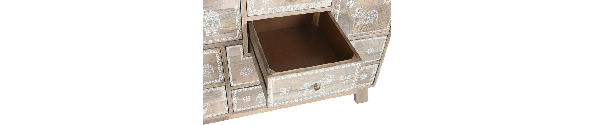 CAJONERA MANGO MDF 112X36X89,5 NATURAL