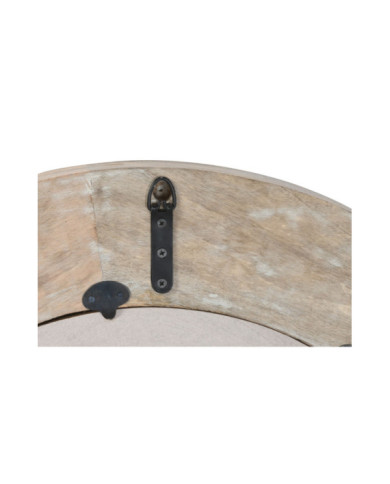 ESPEJO MANGO MDF 76X4X76 MANDALA DECAPE MARRON