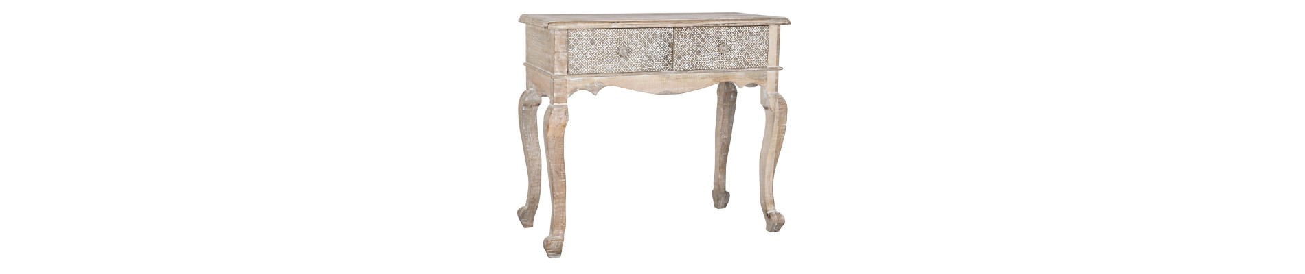 CONSOLA MANGO 91X42X81 NATURAL