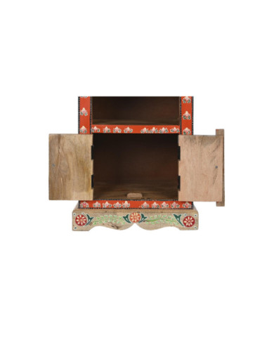 MESITA DE NOCHE MANGO MDF 48X36X74 FLORAL