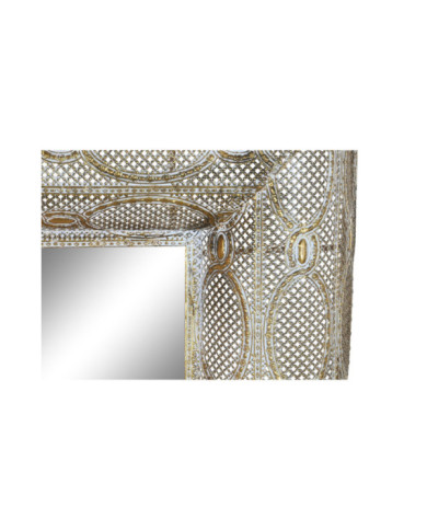 ESPEJO METAL CRISTAL 81X7X125 PARED DORADO