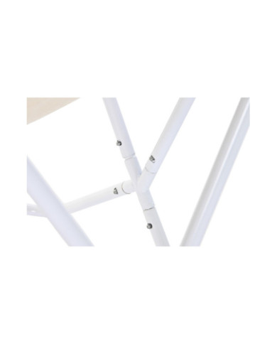 SILLON ALGODON HIERRO 74X65X90 MARIPOSA BLANCO