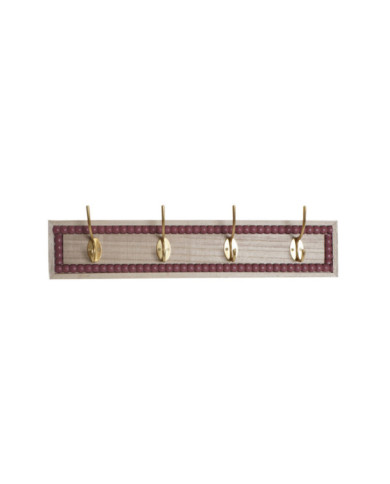 PERCHERO MDF 50X7,5X12 ROSA