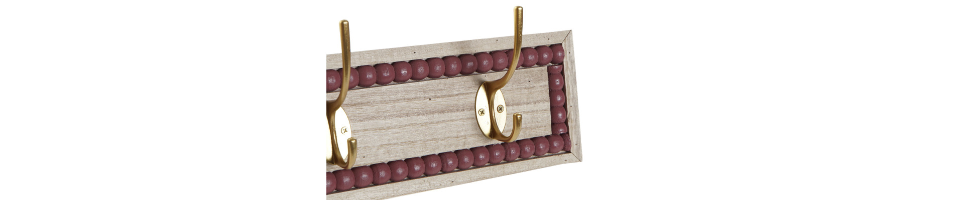 PERCHERO MDF 50X7,5X12 ROSA
