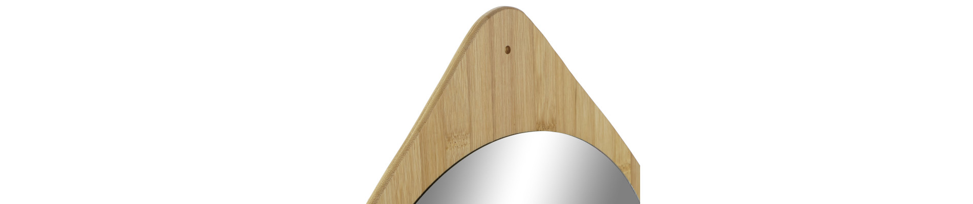 ESPEJO MADERA CRISTAL 38X1X45 NATURAL