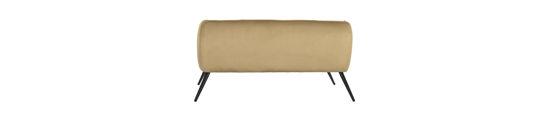 SOFA POLIESTER METAL 140X71X71 FLORES AMARILLO