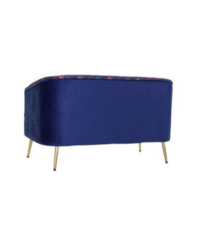 SOFA POLIESTER METAL 130X70X80 PLUMA PAVO REAL