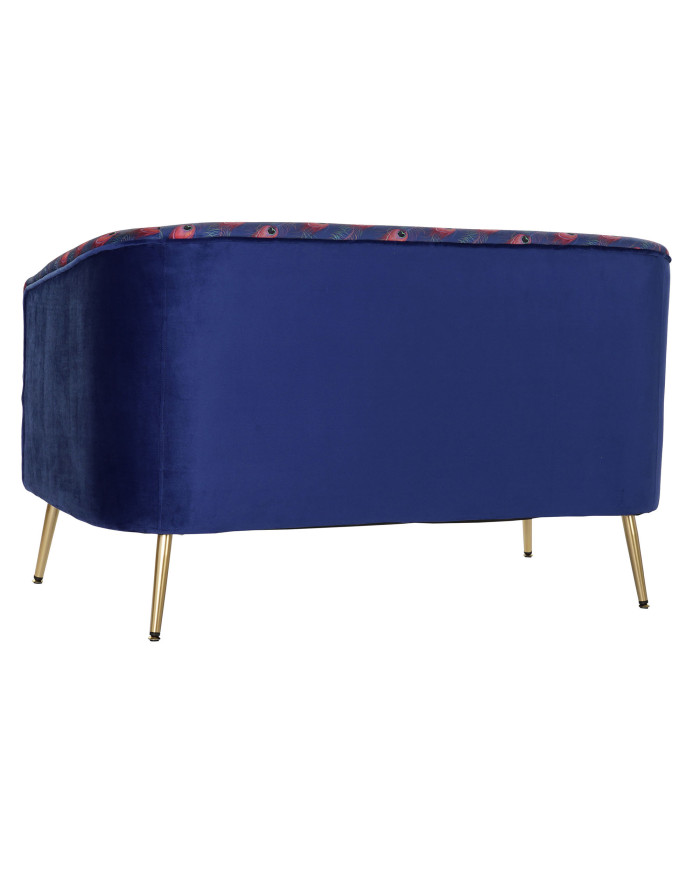 SOFA POLIESTER METAL 130X70X80 PLUMA PAVO REAL