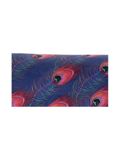 SOFA POLIESTER METAL 130X70X80 PLUMA PAVO REAL