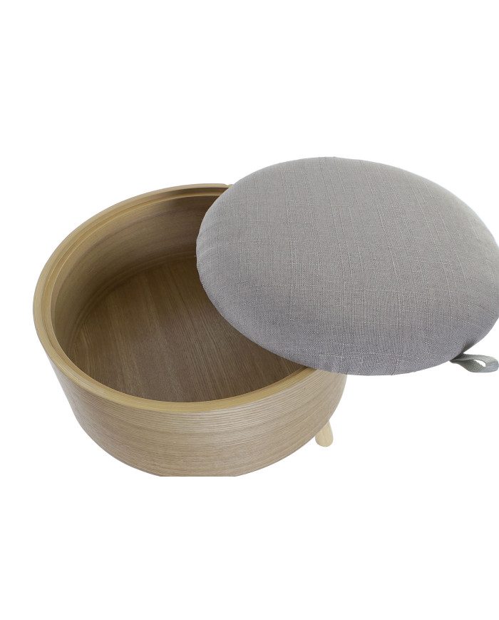 DESCALZADORA MDF POLIESTER 40X40X41 NATURAL