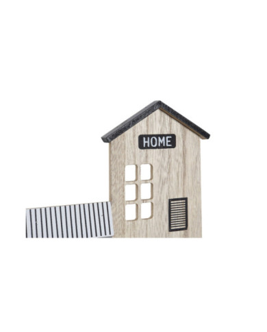 ESTANTERIA PARED MDF 39X9X27 PERCHERO X4 NATURAL