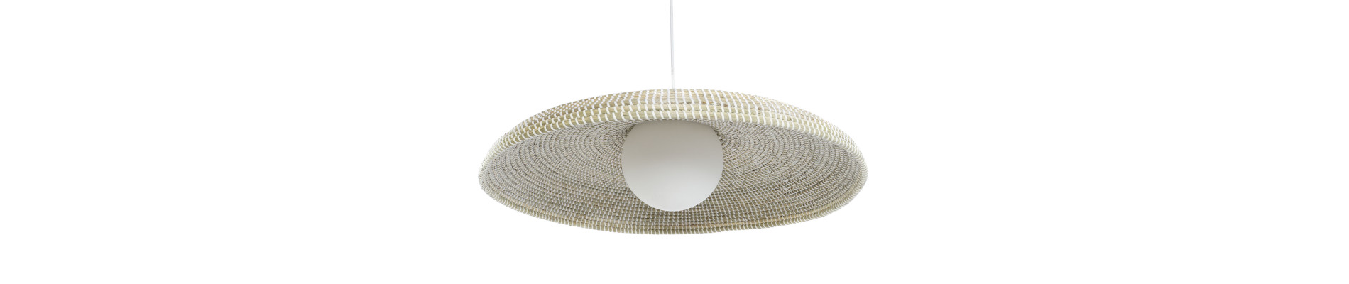 LAMPARA TECHO SEAGRASS CRISTAL 70X70X20