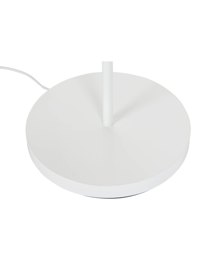 LAMPARA PIE METAL CRISTAL 35X25X167 3 BOLAS BLANCO