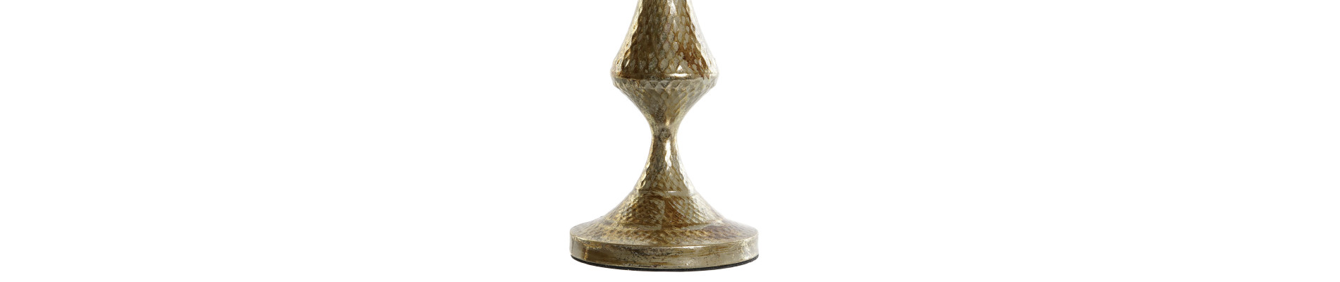 LAMPARA SOBREMESA METAL ACRILICO 31X31X52 DORADO