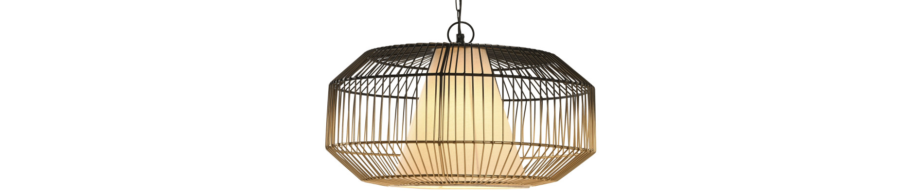 LAMPARA TECHO METAL PINO 35,5X35,5X21 BLANCO