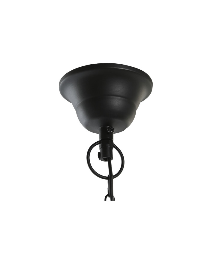 LAMPARA TECHO HIERRO ALGODON 42X42X23 NEGRO
