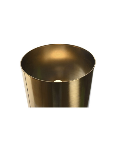 LAMPARA SOBREMESA METAL 25X25X60 DORADO