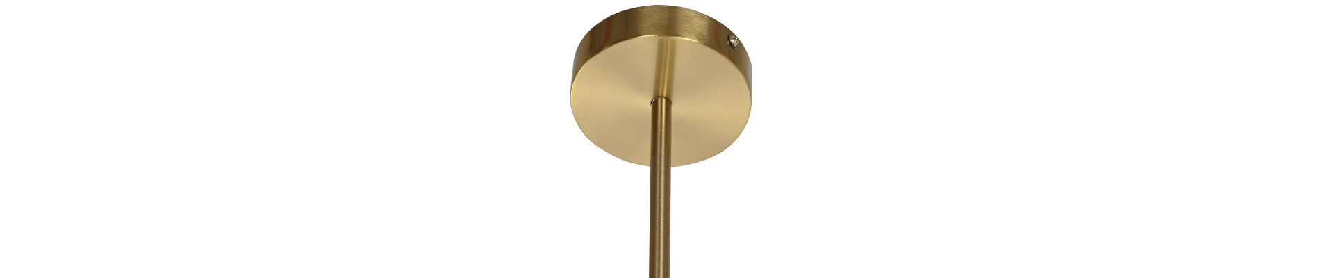 LAMPARA TECHO METAL CRISTAL 64X64X64 BOLAS DORADO