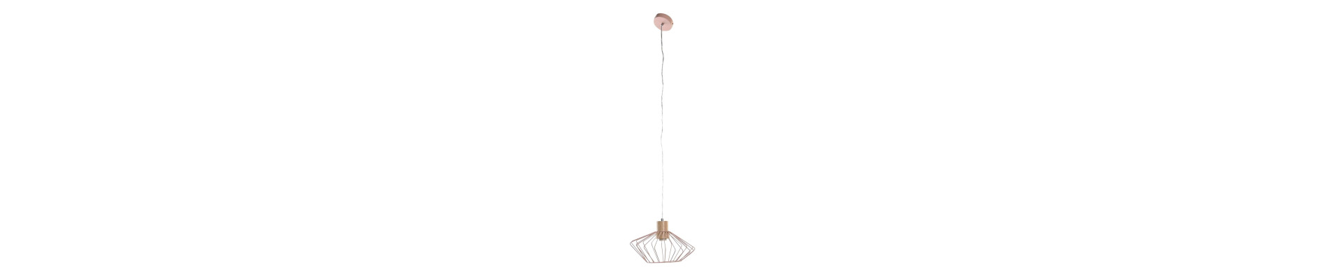 LAMPARA TECHO METAL PINO 34X34X21 E27 4 SURT.