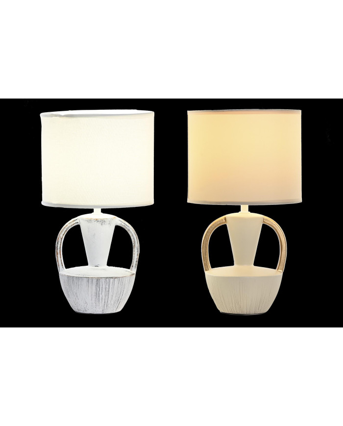 LAMPARA SOBREMESA CERAMICA 20X20X35 ASA 2 SURT.