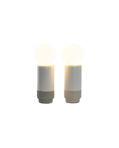 LAMPARA SOBREMESA CERAMICA 10X10X26 G9 2 SURT.
