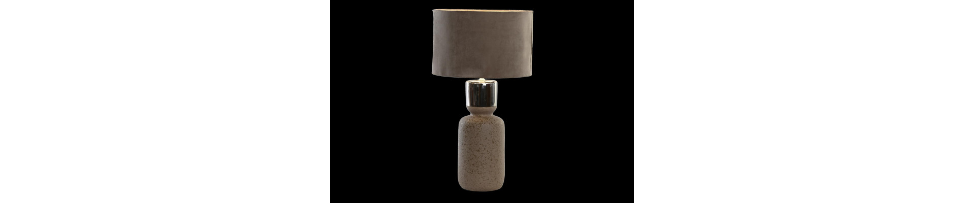 LAMPARA SOBREMESA CERAMICA POLIESTER 30X30X54