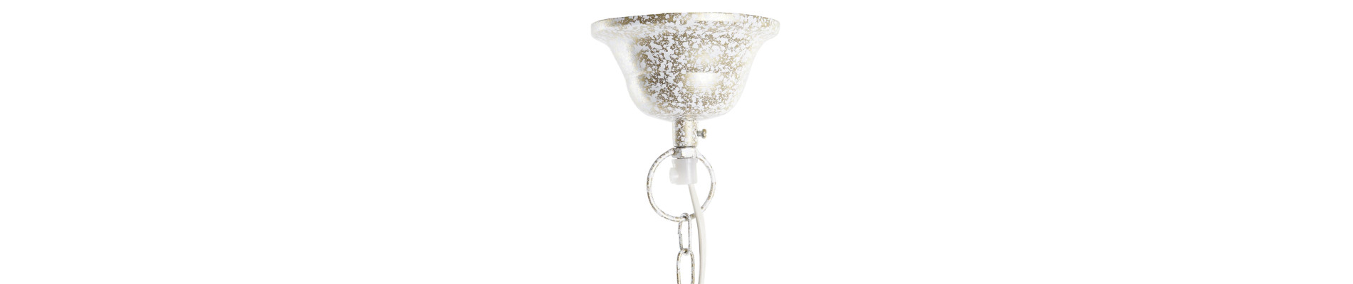LAMPARA TECHO HIERRO 31X31X56 BLANCO