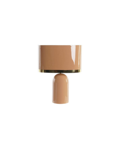 LAMPARA SOBREMESA HIERRO 37X21X52 LACADO ROSA