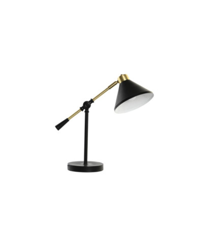 LAMPARA SOBREMESA METAL 17,7X44X40,6 DORADO NEGRO